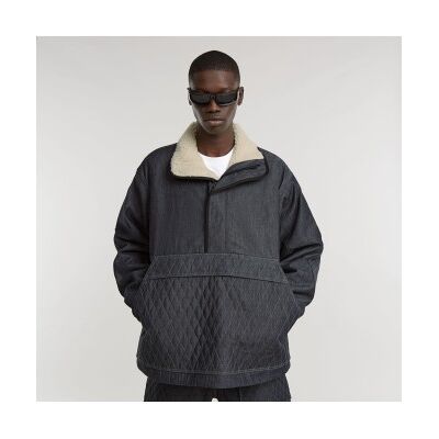 G-Star für Herren. D25200-D539-001 Gefütterter Shanorak-Mantel dunkelblau (XXL), Lässig, Baumwolle, Nachhaltig G-Star für Herren. D25200-D539-001 Gefütterter Shanorak-Mantel dunkelblau (XXL), Lässig, Baumwolle, Nachhaltig