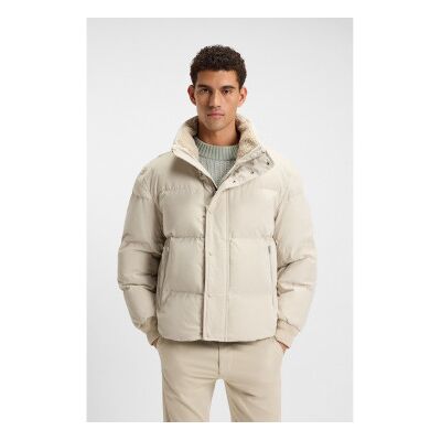 Boss für Herren. 50547565 Ocamp beiger Mantel (52), Lässig, Polyester Boss für Herren. 50547565 Ocamp beiger Mantel (52), Lässig, Polyester