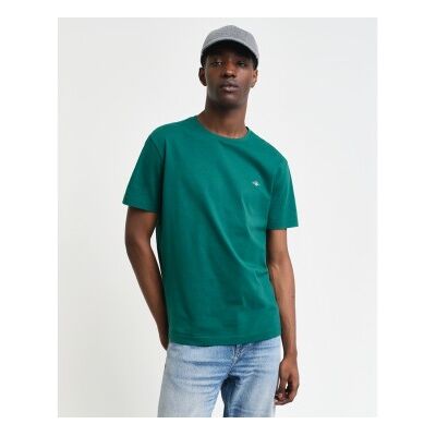 Gant für Herren. 2003184 Schild-T-Shirt grün (XXL), Lässig, Baumwolle, Kurzarm Gant für Herren. 2003184 Schild-T-Shirt grün (XXL), Lässig, Baumwolle, Kurzarm