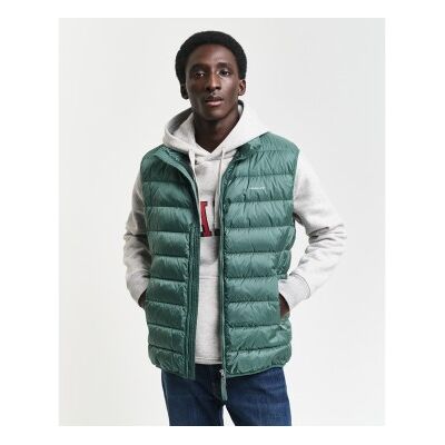 Gant für Herren. 7006299 Leichte Daunenweste grün (3XL), Lässig, Recyceltes Polyester, Nachhaltig Gant für Herren. 7006299 Leichte Daunenweste grün (3XL), Lässig, Recyceltes Polyester, Nachhaltig