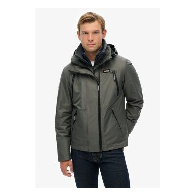Superdry für Herren. M5012100A Graue Windschutzjacke mit Kapuze (XXL), Lässig, Recyceltes Polyester, Nachhaltig Superdry für Herren. M5012100A Graue Windschutzjacke mit Kapuze (XXL), Lässig, Recyceltes Polyester, Nachhaltig