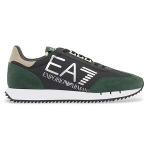 EA7 Unisex. 7X000541_AF18609 Schwarz-weiße Vintage-Sneakers Schwarz (43 1/3), Wohnung, Schnürsenkel, Sportlich EA7 Unisex. 7X000541_AF18609 Schwarz-weiße Vintage-Sneakers Schwarz (43 1/3), Wohnung, Schnürsenkel, Sportlich