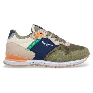Pepe Jeans Unisex für Kinder. PBS400013 London South grüne Trainer (37), Wohnung, Schnürsenkel, Sportlich, Kinderbekleidung Pepe Jeans Unisex für Kinder. PBS400013 London South grüne Trainer (37), Wohnung, Schnürsenkel, Sportlich, Kinderbekleidung