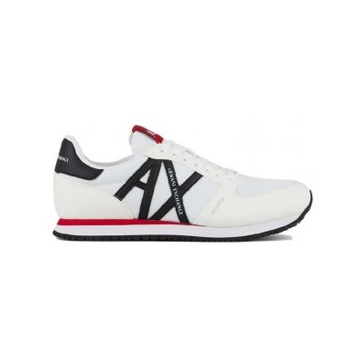 Giorgio Armani A X Armani Exchange für Herren. XUX017XCC68K488 Retro-Laufschuh weißes Logo (45), Wohnung, 1 bis 3 cm, Schnürsenkel, Lässig Giorgio Armani A X Armani Exchange für Herren. XUX017XCC68K488 Retro-Laufschuh weißes Logo (45), Wohnung, 1 bis 3 cm, Schnürsenkel, Lässig