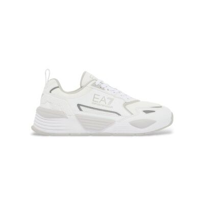 EA7 Unisex. 7X000308_AF18447 Ace Runner Neue Turnschuhe Weiß (41 1/3), Stoff, Wohnung, Schnürsenkel, Sportlich EA7 Unisex. 7X000308_AF18447 Ace Runner Neue Turnschuhe Weiß (41 1/3), Stoff, Wohnung, Schnürsenkel, Sportlich