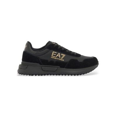 EA7 Unisex. 7X000380_AF19175 Laufschuhe Inspired Schwarz (43 1/3), Wohnung, Schnürsenkel, Sportlich EA7 Unisex. 7X000380_AF19175 Laufschuhe Inspired Schwarz (43 1/3), Wohnung, Schnürsenkel, Sportlich