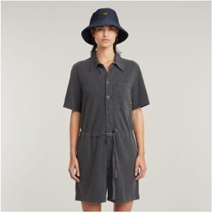 G-Star für Damen. D26102-D895-B564 Easy Latzhose schwarz (XS), Lässig, Synthetisch, Kurzarm G-Star für Damen. D26102-D895-B564 Easy Latzhose schwarz (XS), Lässig, Synthetisch, Kurzarm