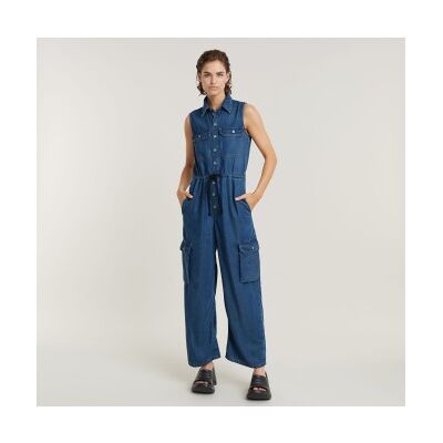 G-Star für Damen. D24397-D548-G645 Overall Soft Utility blau (M), Lässig, Ärmellos / Hosenträger, Lyocell G-Star für Damen. D24397-D548-G645 Overall Soft Utility blau (M), Lässig, Ärmellos / Hosenträger, Lyocell
