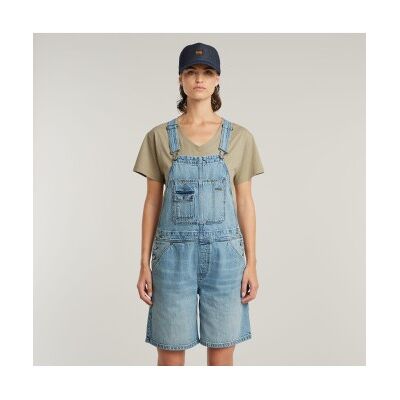 G-Star für Damen. D26017-D536-G339 Bowey Loose Short Overall blau (M), Lässig, Denim, Ärmellos / Hosenträger, Bio-Baumwolle, Nachhaltig G-Star für Damen. D26017-D536-G339 Bowey Loose Short Overall blau (M), Lässig, Denim, Ärmellos / Hosenträger, Bio-Baumwolle, Nachhaltig