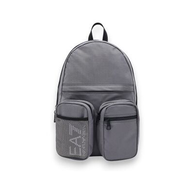 EA7 Unisex. 7X000627_AF23097 Rucksack mit Fronttaschen grau (OSFA), Lässig, Polyester EA7 Unisex. 7X000627_AF23097 Rucksack mit Fronttaschen grau (OSFA), Lässig, Polyester
