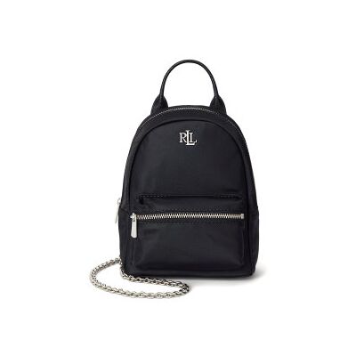 Lauren Ralph Lauren für Damen. 431977393001 Mini Stevie Rucksack Tasche schwarz (OSFA), Lässig, Nylon Lauren Ralph Lauren für Damen. 431977393001 Mini Stevie Rucksack Tasche schwarz (OSFA), Lässig, Nylon