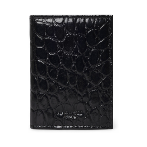 Hackett London für Herren. HM413580 Schwarzes Croc Portemonnaie (OSFA), Lässig, Leder
