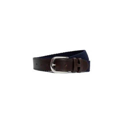 Hackett London für Herren. HM413225 Fallschirmgürtel aus Leder navy (S), Lässig, Polyester, Marine Hackett London für Herren. HM413225 Fallschirmgürtel aus Leder navy (S), Lässig, Polyester, Marine