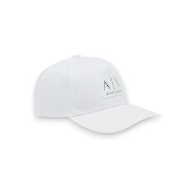 Giorgio Armani A X Armani Exchange für Herren. XM002224AF15502U0009 Baseballkappe weiß (OSFA), Lässig, Baumwolle Giorgio Armani A X Armani Exchange für Herren. XM002224AF15502U0009 Baseballkappe weiß (OSFA), Lässig, Baumwolle