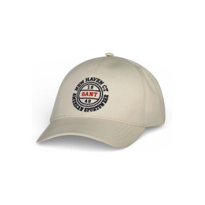 Gant für Herren. 9901314 Baumwolltwillmütze Shield beige (OSFA), Lässig, Bio-Baumwolle, Nachhaltig Gant für Herren. 9901314 Baumwolltwillmütze Shield beige (OSFA), Lässig, Bio-Baumwolle, Nachhaltig