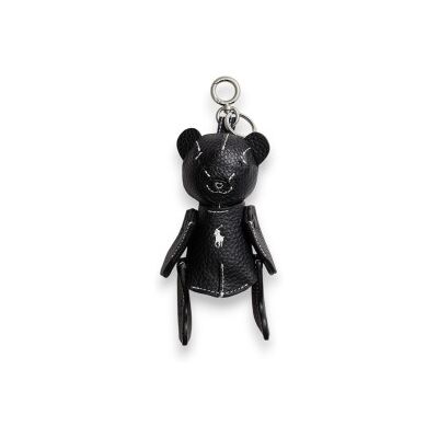 Polo Ralph Lauren für Damen. 427P13276003 Polo Bear Taschenanhänger aus Leder schwarz (OSFA), Lässig Polo Ralph Lauren für Damen. 427P13276003 Polo Bear Taschenanhänger aus Leder schwarz (OSFA), Lässig