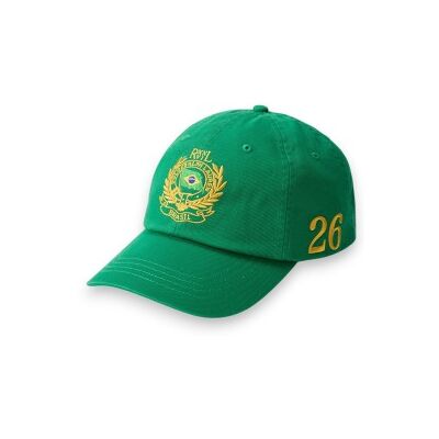 Polo Ralph Lauren für Herren. 710B21781001 Kappe Brasilien grün (OSFA), Lässig, Baumwolle Polo Ralph Lauren für Herren. 710B21781001 Kappe Brasilien grün (OSFA), Lässig, Baumwolle
