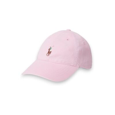 Polo Ralph Lauren für Damen. 211954881503 Baseballkappe aus Baumwoll-Twill mit rosa Pferd (OSFA), Lässig, Baumwolle Polo Ralph Lauren für Damen. 211954881503 Baseballkappe aus Baumwoll-Twill mit rosa Pferd (OSFA), Lässig, Baumwolle