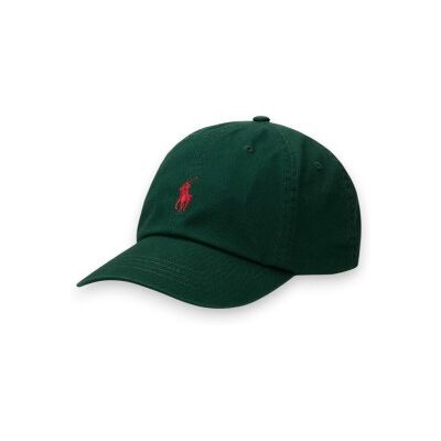 Polo Ralph Lauren für Damen. 211912843010 Die ikonische grüne Chino-Kappe aus Baumwolle (OSFA), Lässig Polo Ralph Lauren für Damen. 211912843010 Die ikonische grüne Chino-Kappe aus Baumwolle (OSFA), Lässig