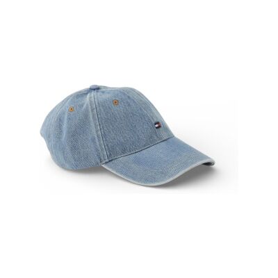 Tommy Hilfiger für Herren. AM0AM14102 Unternehmensmütze aus Denim (OSFA), Blau, Lässig, Baumwolle Tommy Hilfiger für Herren. AM0AM14102 Unternehmensmütze aus Denim (OSFA), Blau, Lässig, Baumwolle