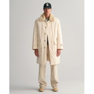 Gant für Herren. 7006373 Beigefarbener Funktionsmantel (XL), Lässig, Baumwolle, Langarm Gant für Herren. 7006373 Beigefarbener Funktionsmantel (XL), Lässig, Baumwolle, Langarm