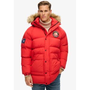 Superdry für Herren. M5011932A Langer Parka mit Windabweisern Everest rot (M), Lässig, Recyceltes Polyester, Nachhaltig, Recyceltes Nylon Superdry für Herren. M5011932A Langer Parka mit Windabweisern Everest rot (M), Lässig, Recyceltes Polyester, Nachhaltig, Recyceltes Nylon