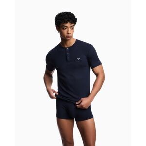 Giorgio Armani Emporio Armani für Herren. EM000623_AF12034 Seeadler-Logo-T-Shirt für zu Hause (M), Heimtextilien, Viskose, Kurzarm, Marine Giorgio Armani Emporio Armani für Herren. EM000623_AF12034 Seeadler-Logo-T-Shirt für zu Hause (M), Heimtextilien, Viskose, Kurzarm, Marine