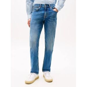 Tommy Hilfiger für Herren. MW0MW39033 Denton verwaschene Jeans mit blauem geradem Bein (34/30), Lässig, Baumwolle, Denim Tommy Hilfiger für Herren. MW0MW39033 Denton verwaschene Jeans mit blauem geradem Bein (34/30), Lässig, Baumwolle, Denim
