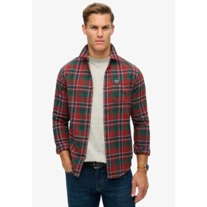 Superdry für Herren. M4010727A Holzfällerhemd rot (S), Lässig, Baumwolle, Langarm Superdry für Herren. M4010727A Holzfällerhemd rot (S), Lässig, Baumwolle, Langarm