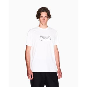Giorgio Armani A X Armani Exchange für Herren. XM000552AF10356U0009 Weißes T-Shirt mit Rundhalsausschnitt (XXL), Lässig, Baumwolle, Kurzarm Giorgio Armani A X Armani Exchange für Herren. XM000552AF10356U0009 Weißes T-Shirt mit Rundhalsausschnitt (XXL), Lässig, Baumwolle, Kurzarm