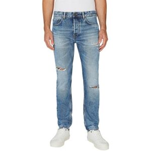 Pepe Jeans für Herren. PM207392RI4 Blaue konisch zulaufende Jeans (34/34), Lässig, Baumwolle, Denim, Nachhaltig Pepe Jeans für Herren. PM207392RI4 Blaue konisch zulaufende Jeans (34/34), Lässig, Baumwolle, Denim, Nachhaltig