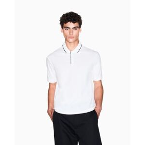 Giorgio Armani A X Armani Exchange für Herren. XM001557AF10363U0009 Elastisches Polohemd weiß (L), Lässig, Baumwolle, Kurzarm Giorgio Armani A X Armani Exchange für Herren. XM001557AF10363U0009 Elastisches Polohemd weiß (L), Lässig, Baumwolle, Kurzarm