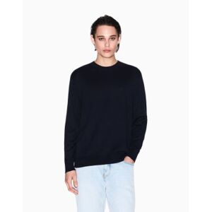 Giorgio Armani A X Armani Exchange für Herren. XM000338AF12291UB101 Marineblauer Pullover mit Rundhalsausschnitt (XXL), Lässig, Baumwolle Giorgio Armani A X Armani Exchange für Herren. XM000338AF12291UB101 Marineblauer Pullover mit Rundhalsausschnitt (XXL), Lässig, Baumwolle