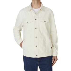 Pepe Jeans für Herren. PM402972TB7 Entspannte Jacke weiß (L), Lässig, Baumwolle Pepe Jeans für Herren. PM402972TB7 Entspannte Jacke weiß (L), Lässig, Baumwolle
