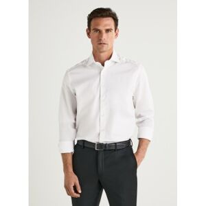 Hackett London für Herren. HM304529 Weißes Popeline-Hemd (160), Lässig, Langarm, Bio-Baumwolle, Nachhaltig Hackett London für Herren. HM304529 Weißes Popeline-Hemd (160), Lässig, Langarm, Bio-Baumwolle, Nachhaltig