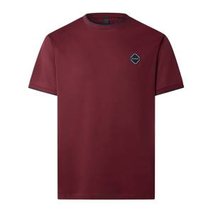 Hackett London für Herren. HM5000037 T-shirt Hs Abzeichen kastanienbraun (3XL), Rot, Lässig, Baumwolle, Kurzarm Hackett London für Herren. HM5000037 T-shirt Hs Abzeichen kastanienbraun (3XL), Rot, Lässig, Baumwolle, Kurzarm