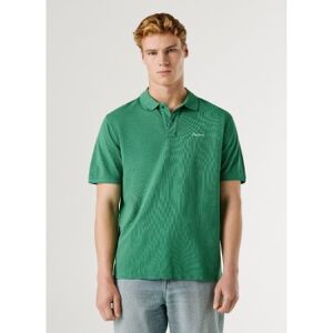 Pepe Jeans für Herren. PM5400087 Oscar grünes Poloshirt (S), Lässig, Baumwolle, Kurzarm Pepe Jeans für Herren. PM5400087 Oscar grünes Poloshirt (S), Lässig, Baumwolle, Kurzarm