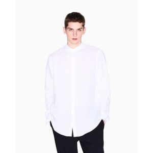 Giorgio Armani A X Armani Exchange für Herren. XM001222AF14619U0001 Langarmhemd weiß (XXL), Lässig, Leinen Giorgio Armani A X Armani Exchange für Herren. XM001222AF14619U0001 Langarmhemd weiß (XXL), Lässig, Leinen