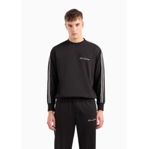 Giorgio Armani A X Armani Exchange für Herren. 8NZMSGZ9N1Z1200 Schwarzes Sweatshirt (L), Lässig, Polyester, Modal, Langarm Giorgio Armani A X Armani Exchange für Herren. 8NZMSGZ9N1Z1200 Schwarzes Sweatshirt (L), Lässig, Polyester, Modal, Langarm
