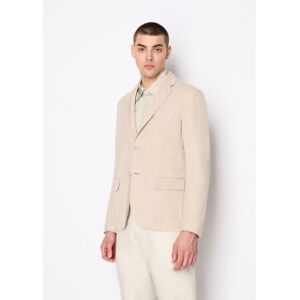 Giorgio Armani A X Armani Exchange für Herren. 8NZG15ZNFNZ1724 Beigefarbener Blazer Giacca (42), Lässig, Leinen, Klassisch Giorgio Armani A X Armani Exchange für Herren. 8NZG15ZNFNZ1724 Beigefarbener Blazer Giacca (42), Lässig, Leinen, Klassisch