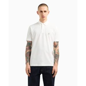 Giorgio Armani A X Armani Exchange für Herren. XM000367AF13022U0009 Weißes Kurzarm-Poloshirt (L), Lässig, Baumwolle Giorgio Armani A X Armani Exchange für Herren. XM000367AF13022U0009 Weißes Kurzarm-Poloshirt (L), Lässig, Baumwolle