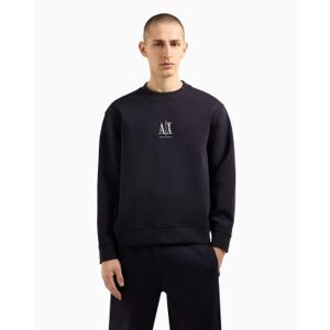 Giorgio Armani A X Armani Exchange für Herren. XM000368AF10818UB101 Marineblaues Sweatshirt mit Rundhalsausschnitt (XL), Lässig, Sportlich, Baumwolle, Mult Giorgio Armani A X Armani Exchange für Herren. XM000368AF10818UB101 Marineblaues Sweatshirt mit Rundhalsausschnitt (XL), Lässig, Sportlich, Baumwolle, Mult