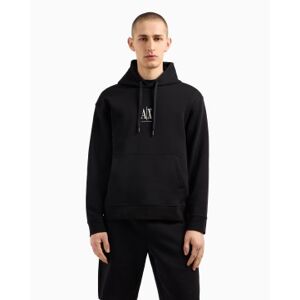 Giorgio Armani A X Armani Exchange für Herren. XM000369AF10818UC001 Schwarzes Sweatshirt mit Kapuze (M), Lässig, Sportlich, Baumwolle, Multisport Giorgio Armani A X Armani Exchange für Herren. XM000369AF10818UC001 Schwarzes Sweatshirt mit Kapuze (M), Lässig, Sportlich, Baumwolle, Multisport
