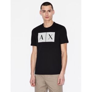 Giorgio Armani A X Armani Exchange für Herren. 8NZTCKZ8H4Z1200 Quadrate T-shirt schwarz (XS), Lässig, Baumwolle, Kurzarm Giorgio Armani A X Armani Exchange für Herren. 8NZTCKZ8H4Z1200 Quadrate T-shirt schwarz (XS), Lässig, Baumwolle, Kurzarm