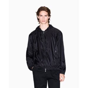 Giorgio Armani A X Armani Exchange für Herren. XM001582AF16628UC001 Integral Logo Jacke schwarz (S), Lässig, Polyamid Giorgio Armani A X Armani Exchange für Herren. XM001582AF16628UC001 Integral Logo Jacke schwarz (S), Lässig, Polyamid