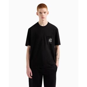 Giorgio Armani A X Armani Exchange für Herren. XM000366AF12308UC001 Relax T-shirt schwarz (XXL), Lässig, Baumwolle, Kurzarm Giorgio Armani A X Armani Exchange für Herren. XM000366AF12308UC001 Relax T-shirt schwarz (XXL), Lässig, Baumwolle, Kurzarm