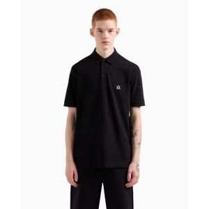 Giorgio Armani A X Armani Exchange für Herren. XM000367AF13022UC001 Polo Logo schwarz (S), Lässig, Baumwolle, Kurzarm Giorgio Armani A X Armani Exchange für Herren. XM000367AF13022UC001 Polo Logo schwarz (S), Lässig, Baumwolle, Kurzarm
