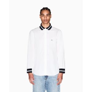 Giorgio Armani A X Armani Exchange für Herren. XM002267AF22640U0009 Poloshirt Typ weiß (XS), Lässig, Baumwolle, Langarm Giorgio Armani A X Armani Exchange für Herren. XM002267AF22640U0009 Poloshirt Typ weiß (XS), Lässig, Baumwolle, Langarm