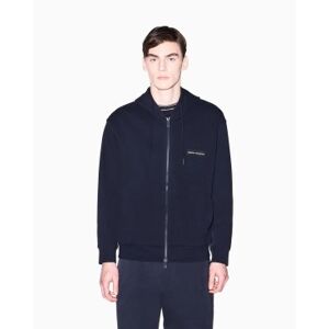 Giorgio Armani A X Armani Exchange für Herren. XM002352AF21869UB101 Lässiges marineblaues Sweatshirt (XS), Baumwolle Giorgio Armani A X Armani Exchange für Herren. XM002352AF21869UB101 Lässiges marineblaues Sweatshirt (XS), Baumwolle