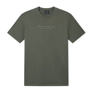 Giorgio Armani A X Armani Exchange für Herren. XM001280AF10361M8317 Normales T-Shirt mit Logo (XL), Lässig, Grün, Baumwolle, Kurzarm Giorgio Armani A X Armani Exchange für Herren. XM001280AF10361M8317 Normales T-Shirt mit Logo (XL), Lässig, Grün, Baumwolle, Kurzarm